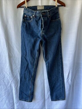Everlane Women's Straight-Leg Indigo Denim Jeans